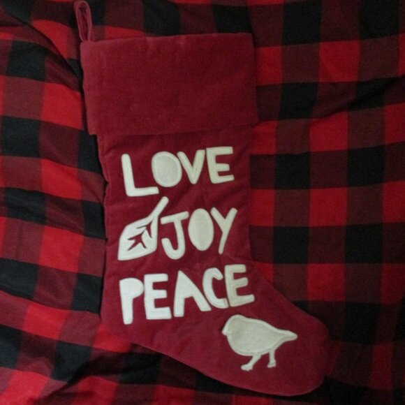 Pottery Barn Velvet Stocking ♥️ - Picture 2 of 4